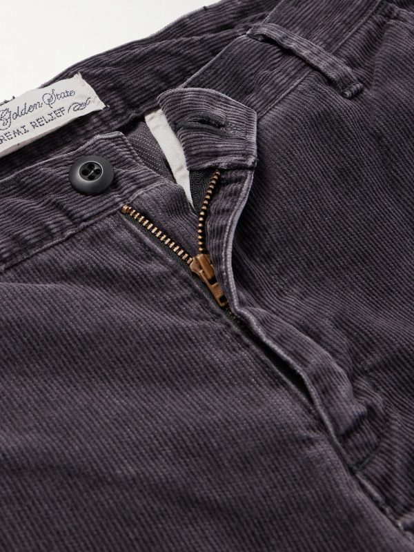 Straight-Leg Cotton-Blend Corduroy Shorts - E1 Straight-Leg Cotton-Blend Corduroy Shorts - E1