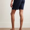 Air Straight-Leg Linen and Lyocell-Blend Drawstring Shorts - BK Air Straight-Leg Linen and Lyocell-Blend Drawstring Shorts - BK