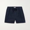 Air Straight-Leg Linen and Lyocell-Blend Drawstring Shorts Air Straight-Leg Linen and Lyocell-Blend Drawstring Shorts