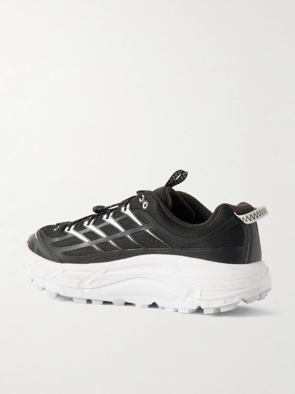 Mafate Three2 Rubber-Trimmed Mesh Running Sneakers - BK Mafate Three2 Rubber-Trimmed Mesh Running Sneakers - BK