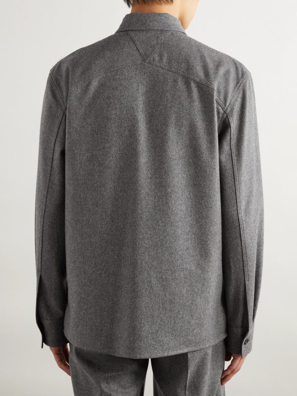 Wool-Flannel Shirt - BK Wool-Flannel Shirt - BK