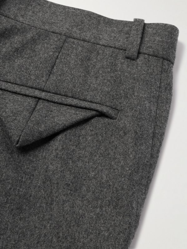 Straight-Leg Wool-Flannel Trousers - CU Straight-Leg Wool-Flannel Trousers - CU