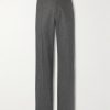 Straight-Leg Wool-Flannel Trousers Straight-Leg Wool-Flannel Trousers
