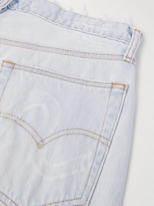+ Levi's Slim-Fit Bootcut Distressed Jeans - CU