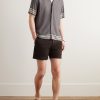 Maitan Camp-Collar Printed Voile Shirt - OU