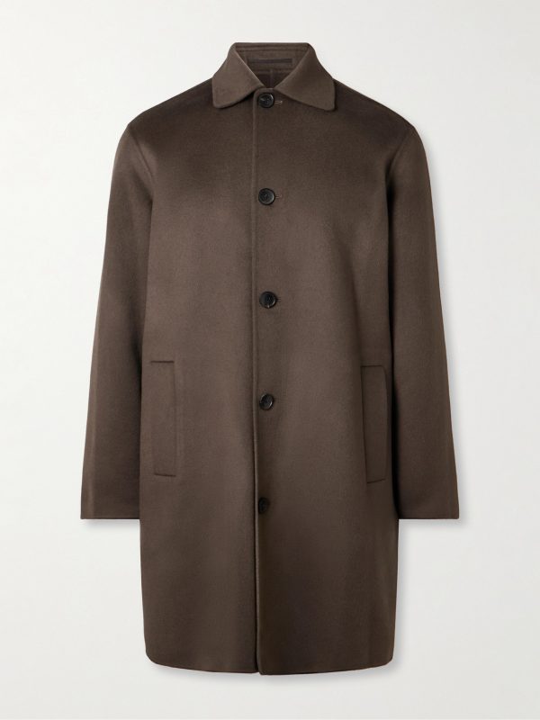 Double-Faced Wool and Cashmere-Blend Felt Car Coat Double-Faced Wool and Cashmere-Blend Felt Car Coat
