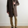 Double-Faced Wool and Cashmere-Blend Felt Car Coat - OU Double-Faced Wool and Cashmere-Blend Felt Car Coat - OU