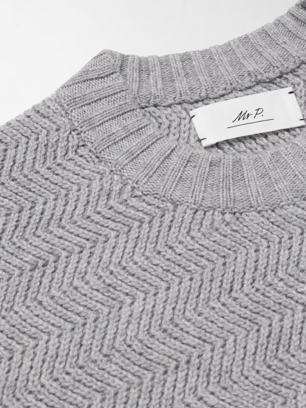 Wool and Cashmere-Blend Sweater - CU Wool and Cashmere-Blend Sweater - CU