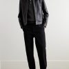 Ribbed Cashmere Polo Shirt - OU Ribbed Cashmere Polo Shirt - OU