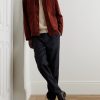 Ribbed Cashmere Polo Shirt - OU