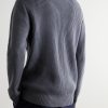 Ribbed Cashmere Polo Shirt - BK