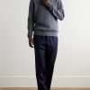 Ribbed Cashmere Polo Shirt - OU