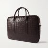Getaway Intrecciato Leather Briefcase - BK Getaway Intrecciato Leather Briefcase - BK