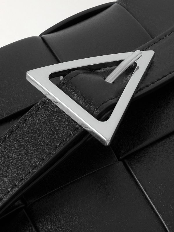 Cassette Intrecciato Leather Messenger Bag - CU Cassette Intrecciato Leather Messenger Bag - CU