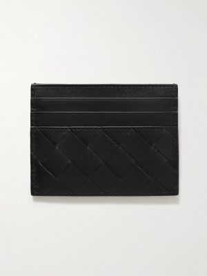 Intrecciato Leather Cardholder