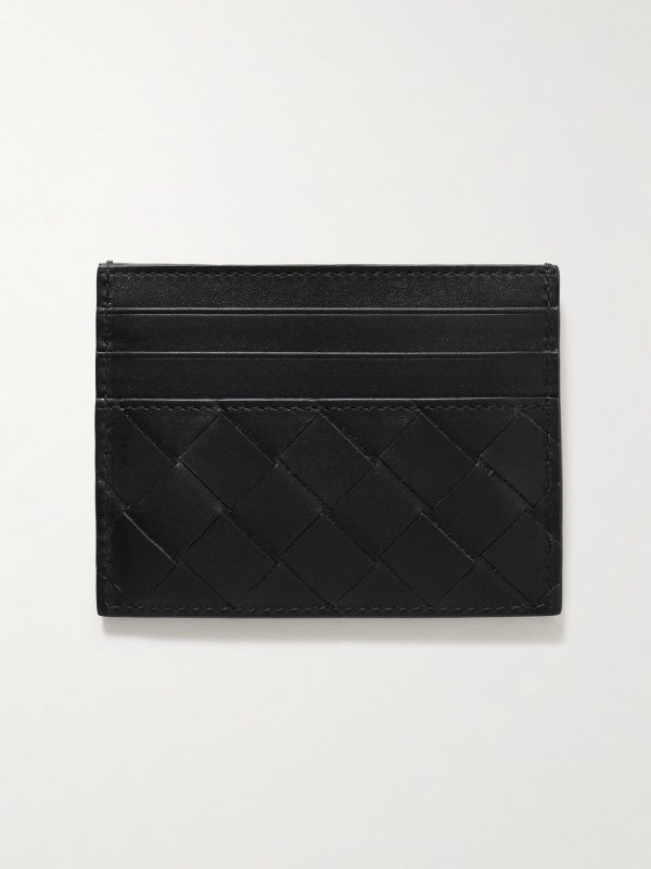 Intrecciato Leather Cardholder