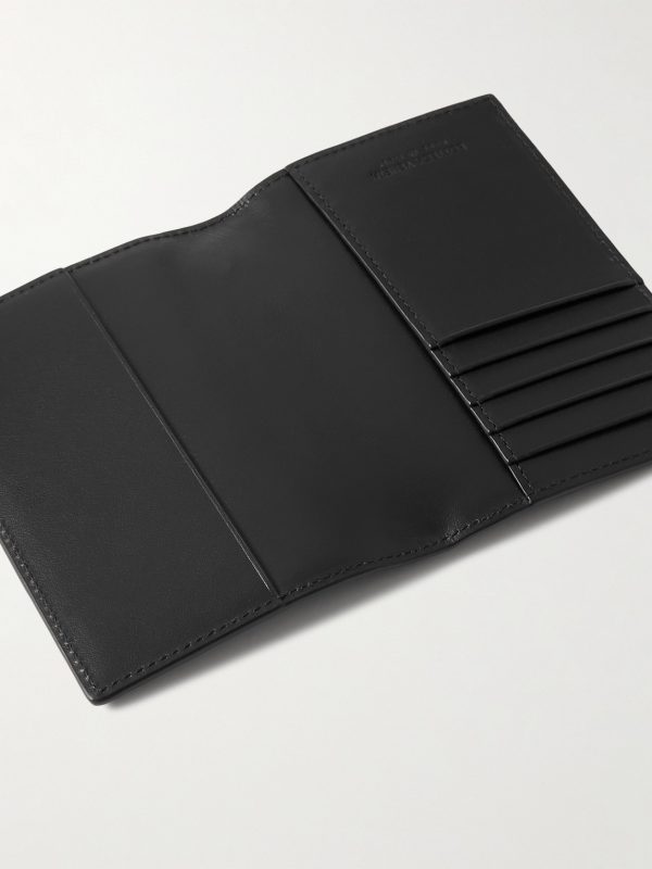 Intrecciato Leather Passport Holder - E1 Intrecciato Leather Passport Holder - E1