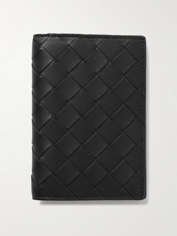 Intrecciato Leather Passport Holder Intrecciato Leather Passport Holder