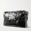 Intrecciato Leather Camera Bag - BK Intrecciato Leather Camera Bag - BK