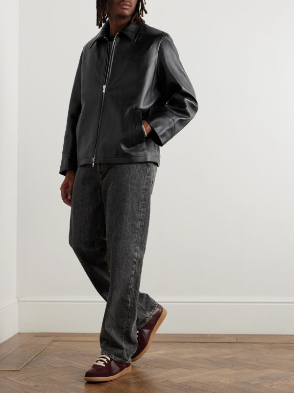 Chadwick Full-Grain Leather Jacket - OU Chadwick Full-Grain Leather Jacket - OU