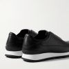 Lift Leather Slip-On Sneakers - BK Lift Leather Slip-On Sneakers - BK