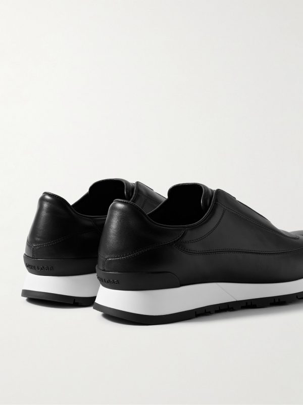 Lift Leather Slip-On Sneakers - BK Lift Leather Slip-On Sneakers - BK