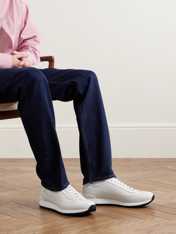 Foundry II Leather Sneakers - OU Foundry II Leather Sneakers - OU
