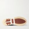 360 Flexy Walk Suede-Trimmed Knitted Wool Sneakers - E1