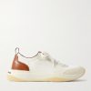 410 LP Walk Leather-Trimmed Wish® Wool Sneakers 410 LP Walk Leather-Trimmed Wish® Wool Sneakers