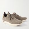 360 Flexy Walk Suede-Trimmed Knitted Wool Sneakers - FR 360 Flexy Walk Suede-Trimmed Knitted Wool Sneakers - FR