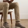360 Flexy Walk Suede-Trimmed Knitted Wool Sneakers - OU 360 Flexy Walk Suede-Trimmed Knitted Wool Sneakers - OU