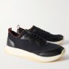 410 LP Walk Leather-Trimmed Wish® Wool Sneakers - FR 410 LP Walk Leather-Trimmed Wish® Wool Sneakers - FR