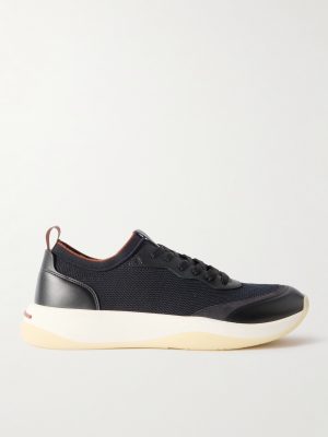 410 LP Walk Leather-Trimmed Wish® Wool Sneakers