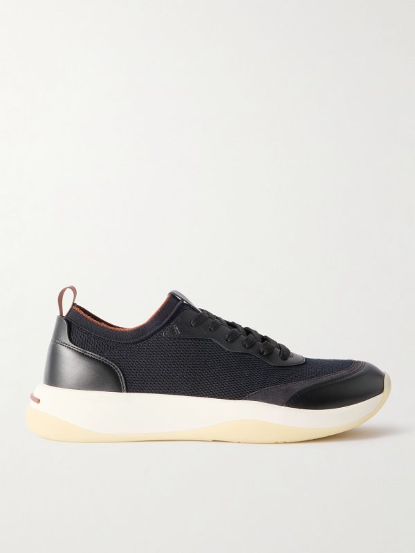 410 LP Walk Leather-Trimmed Wish® Wool Sneakers 410 LP Walk Leather-Trimmed Wish® Wool Sneakers