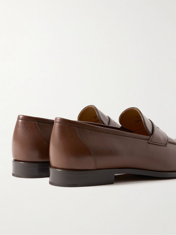 Sergio Walk Leather Penny Loafers - BK Sergio Walk Leather Penny Loafers - BK