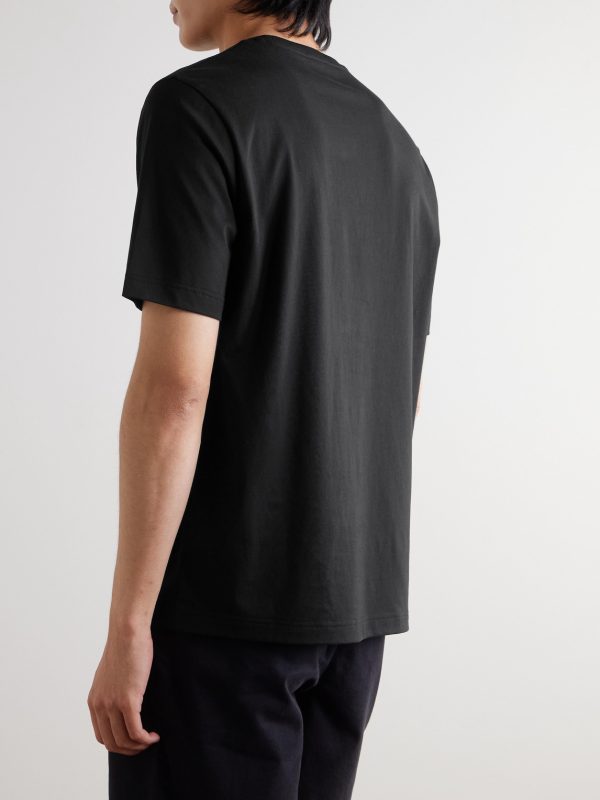 Relaxed-Fit Organic and Recycled Cotton-Jersey T-Shirt - BK Relaxed-Fit Organic and Recycled Cotton-Jersey T-Shirt - BK