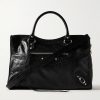 Le City Medium Arena Textured-Leather Tote