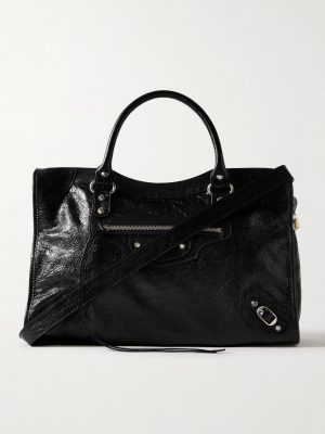 Le City Medium Arena Textured-Leather Tote Le City Medium Arena Textured-Leather Tote
