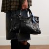 Le City Medium Arena Textured-Leather Tote - OU