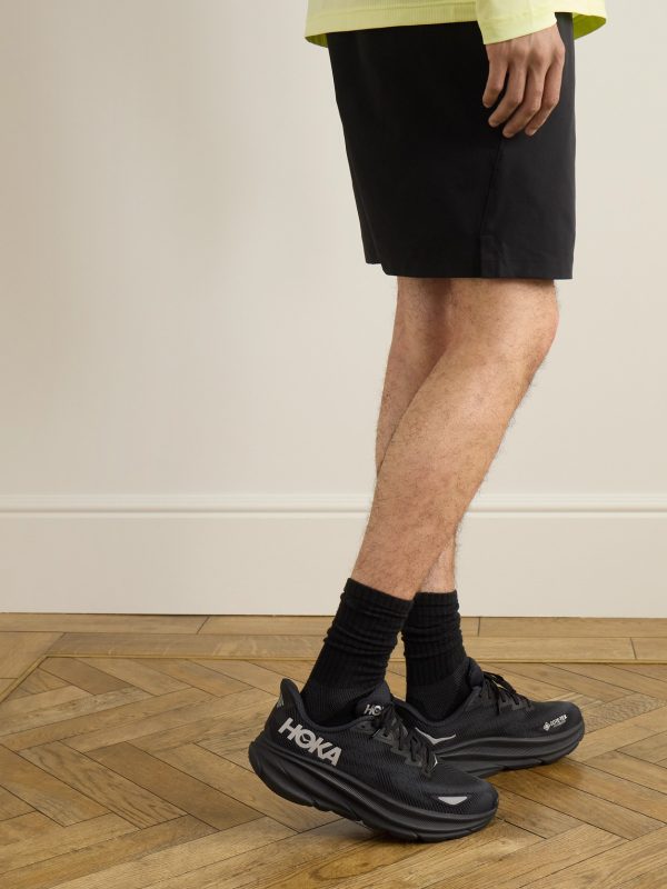 Clifton 9 Rubber-Trimmed Recycled-GORE-TEX Invisible Fit Sneakers - OU Clifton 9 Rubber-Trimmed Recycled-GORE-TEX Invisible Fit Sneakers - OU