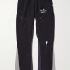 Flared Paint-Splattered Panelled Logo-Print Cotton-Jersey Sweatpants Flared Paint-Splattered Panelled Logo-Print Cotton-Jersey Sweatpants