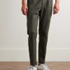 Bill 1067 Tapered Pleated Woven Chinos - FR Bill 1067 Tapered Pleated Woven Chinos - FR