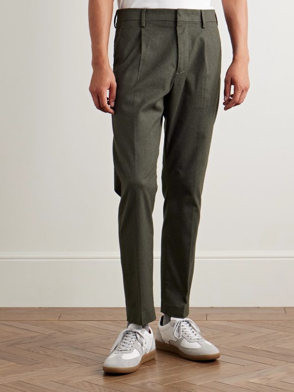 Bill 1067 Tapered Pleated Woven Chinos - FR Bill 1067 Tapered Pleated Woven Chinos - FR