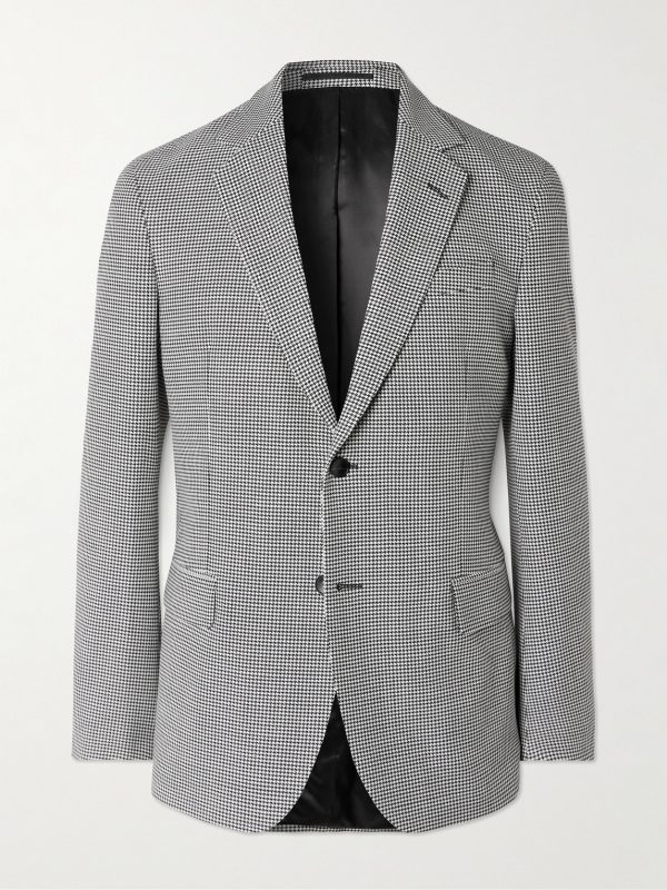 Slim-Fit Puppytooth Twill Suit Jacket Slim-Fit Puppytooth Twill Suit Jacket
