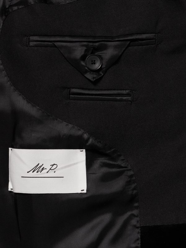 Slim-Fit Twill-Trimmed Cotton-Velvet Tuxedo Jacket - E2