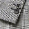 Slim-Fit Double-Breasted Prince of Wales Checked Wool-Flannel Suit Jacket - CU Slim-Fit Double-Breasted Prince of Wales Checked Wool-Flannel Suit Jacket - CU