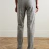 Slim-Fit Prince of Wales Checked Wool-Flannel Suit Trousers - BK Slim-Fit Prince of Wales Checked Wool-Flannel Suit Trousers - BK