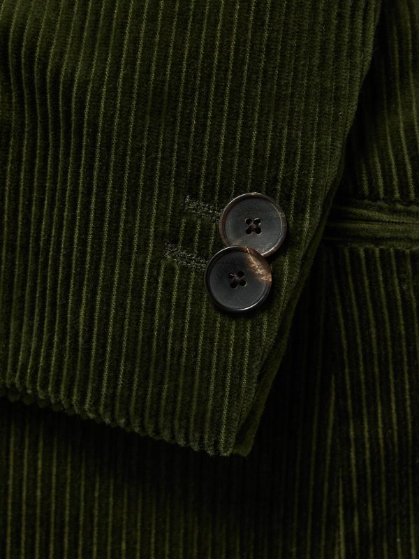 Slim-Fit Double-Breasted Cotton and Cashmere-Blend Corduroy Tuxedo Jacket - CU Slim-Fit Double-Breasted Cotton and Cashmere-Blend Corduroy Tuxedo Jacket - CU
