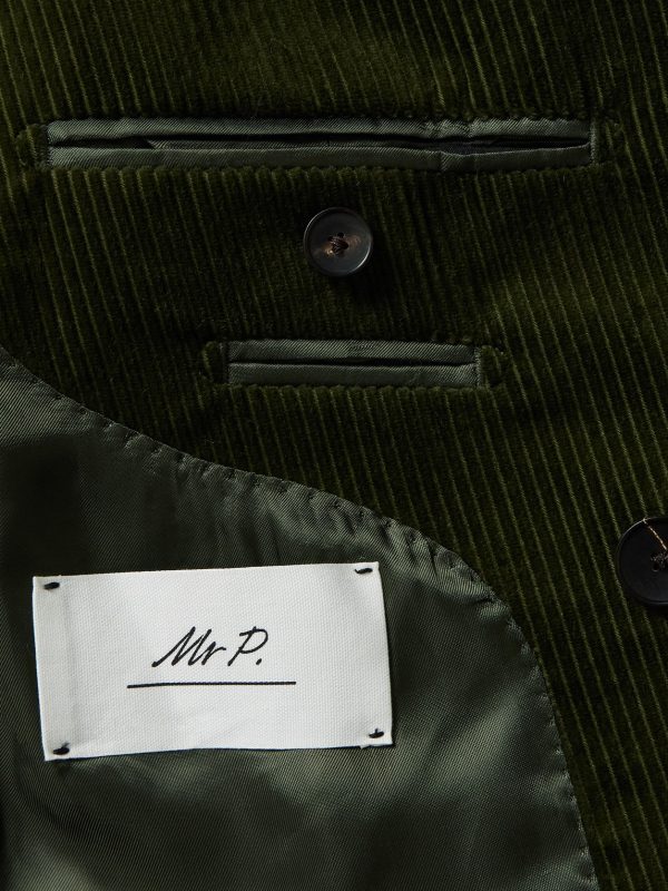 Slim-Fit Double-Breasted Cotton and Cashmere-Blend Corduroy Tuxedo Jacket - E1 Slim-Fit Double-Breasted Cotton and Cashmere-Blend Corduroy Tuxedo Jacket - E1