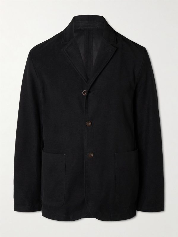 Organic Cotton-Blend Moleskin Suit Jacket Organic Cotton-Blend Moleskin Suit Jacket